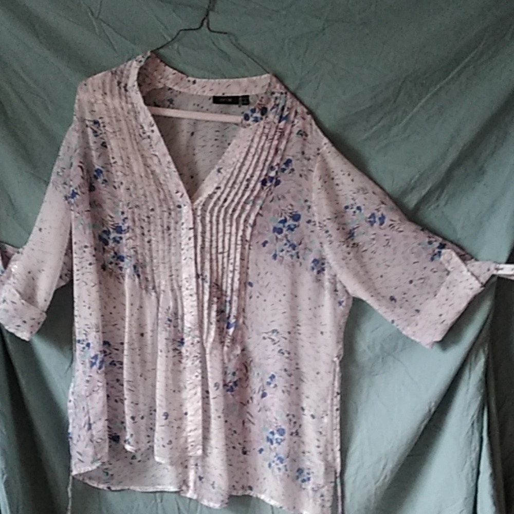 Women's 1X sheer blouse